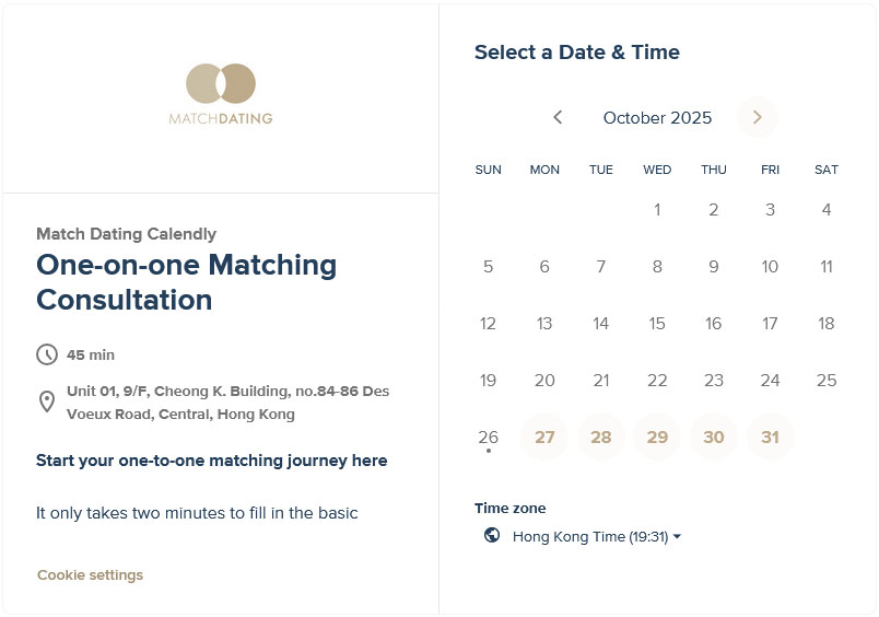 Match Dating Calendly